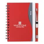 Custom Bellevue Junior Notebook w/Stylus Pen - 1