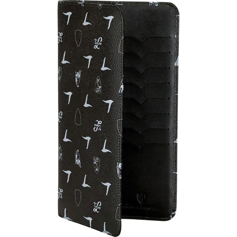 Custom Black Travel Wallet - 1