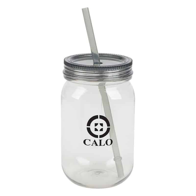 Custom Bootlegger II 27 oz. RPET Mason Jar Tumbler - 1