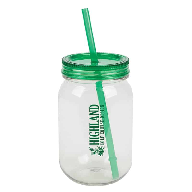Custom Bootlegger II 27 oz. RPET Mason Jar Tumbler - 3