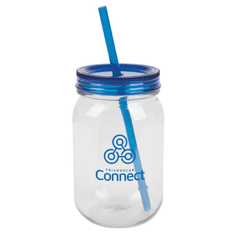 Custom Bootlegger II 27 oz. RPET Mason Jar Tumbler - 4