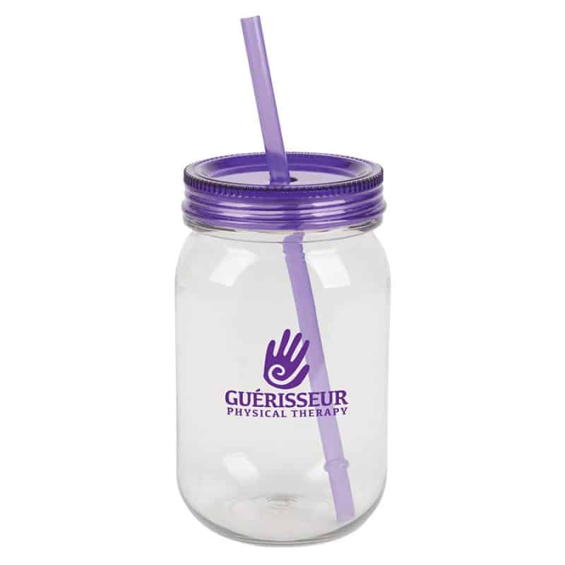 Custom Bootlegger II 27 oz. RPET Mason Jar Tumbler - 5