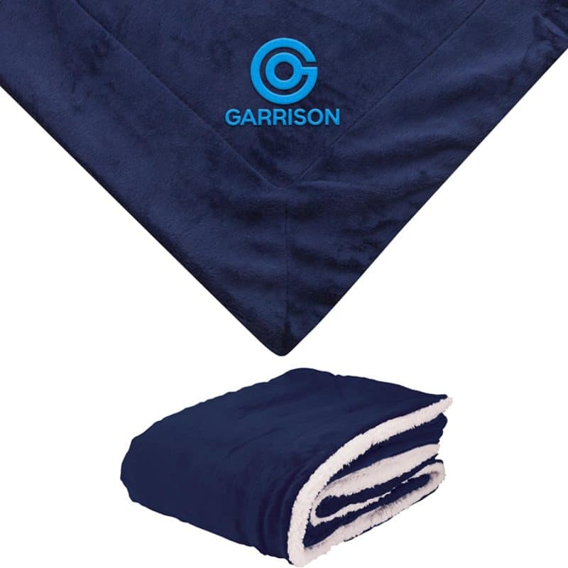 Custom Brookline Micro Mink Sherpa Blanket - 8