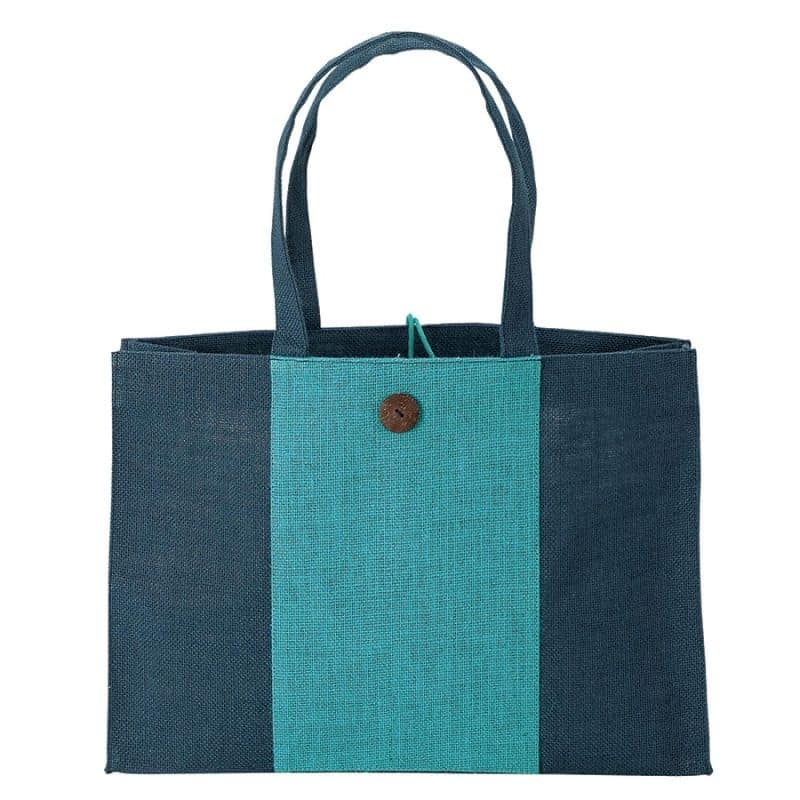 Custom Charlotte Natural Jute Tote - 3