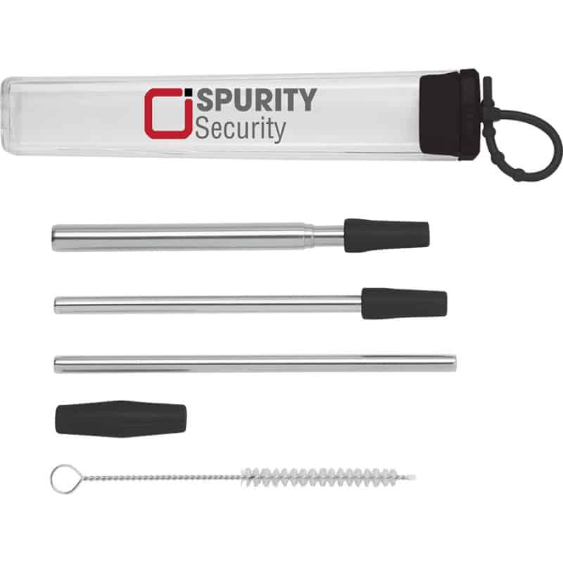 2-Straw Stainless Steel Set