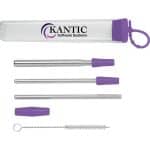 2-Straw Stainless Steel Set - 2