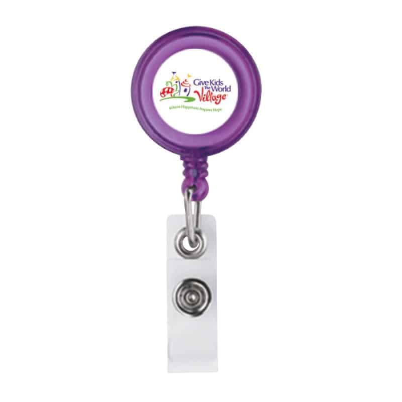 Custom Delfino Badge Holder with Crocodile Clip - 1