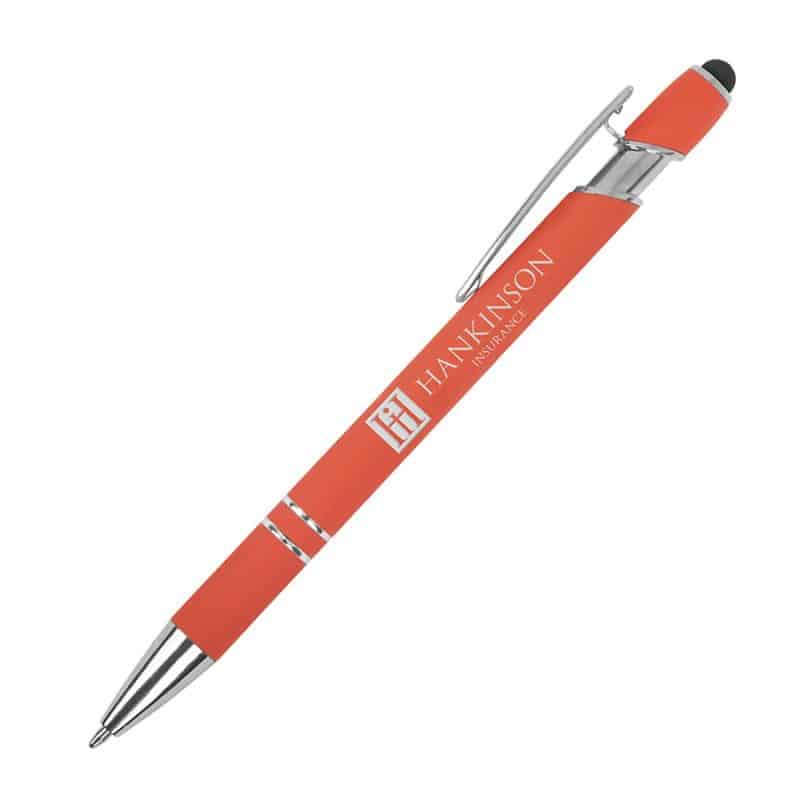 Custom Denton Soft-Touch Pen w/ Stylus - 5