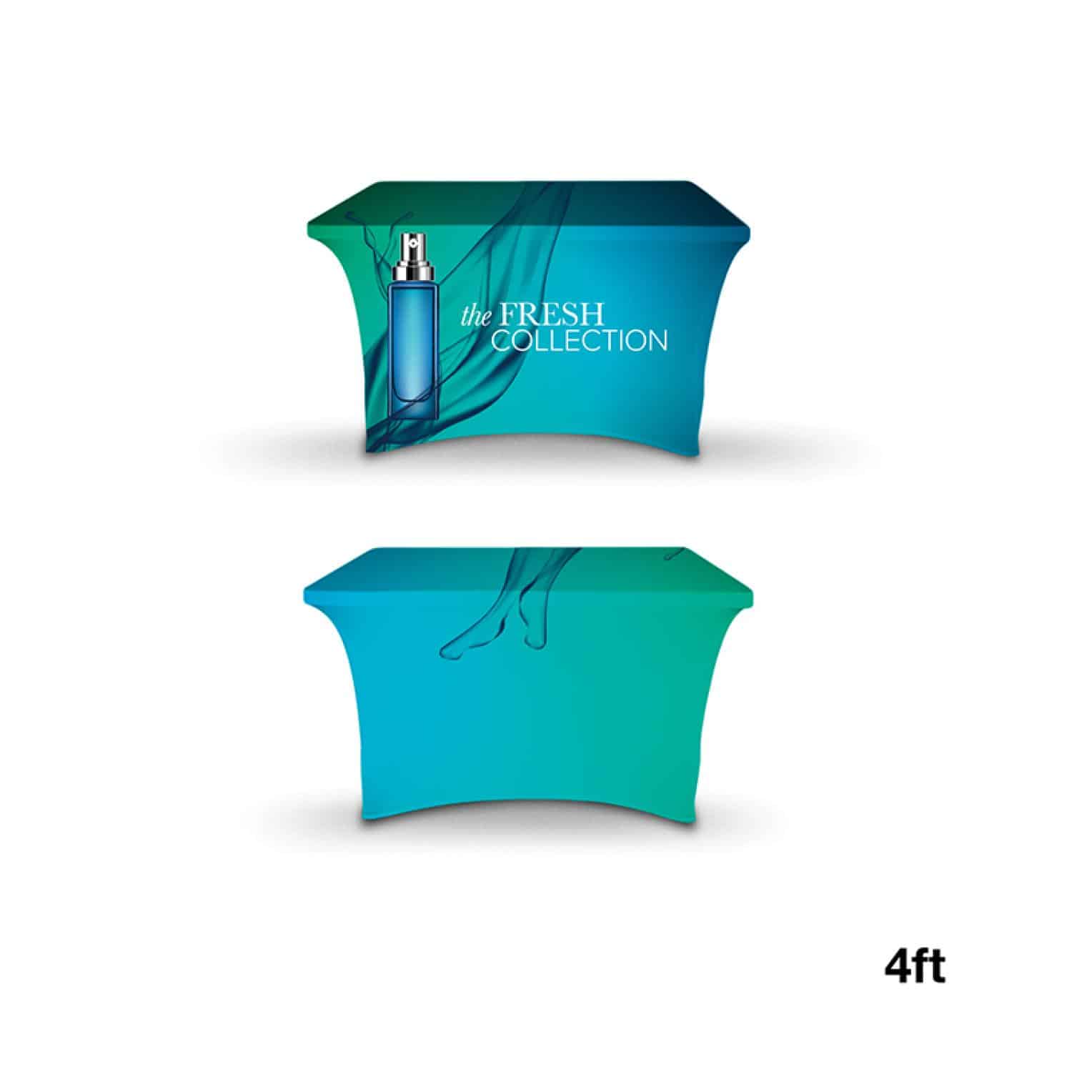 Custom DisplaySplash 4' Stretch Table Cover