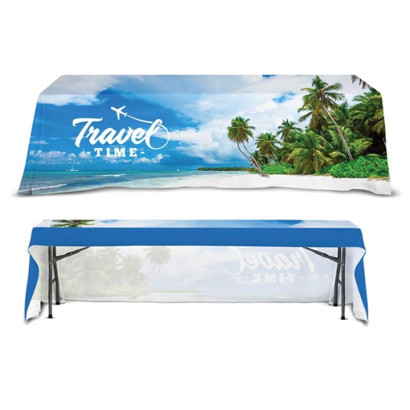 DisplaySplash 8' Open Back Table Throw