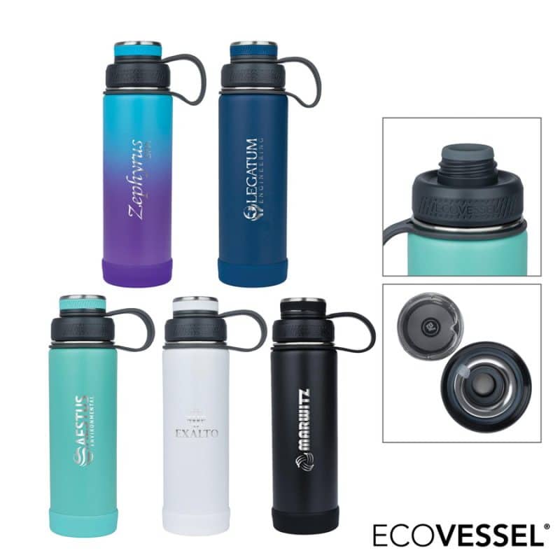 EcoVessel Boulder 20 oz. Vacuum Insulated Water Bottle