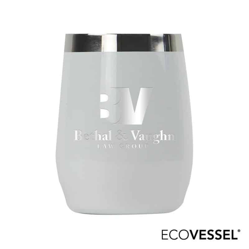 Custom EcoVessel Port 10 oz. Vacuum Insulated Wine Tumbler - 3
