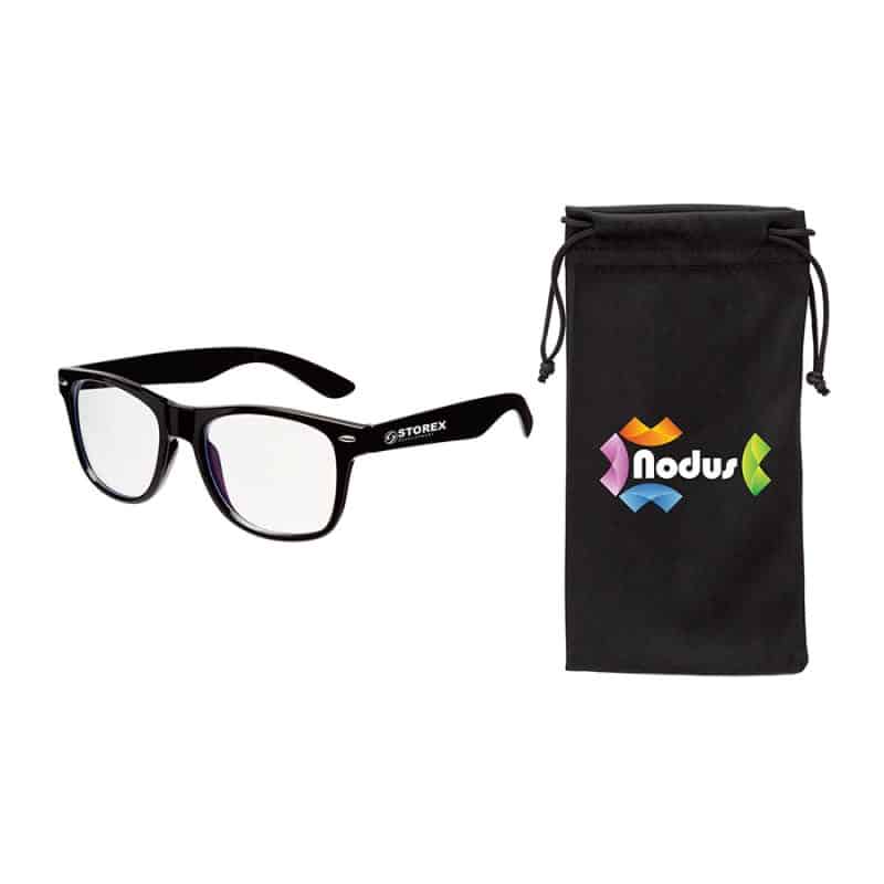 Custom Edmond II Bluelight Blocking Glasses & Pouch - 1