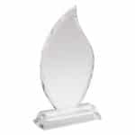 Custom Fiamma II Large Crystal Flame Award - 1