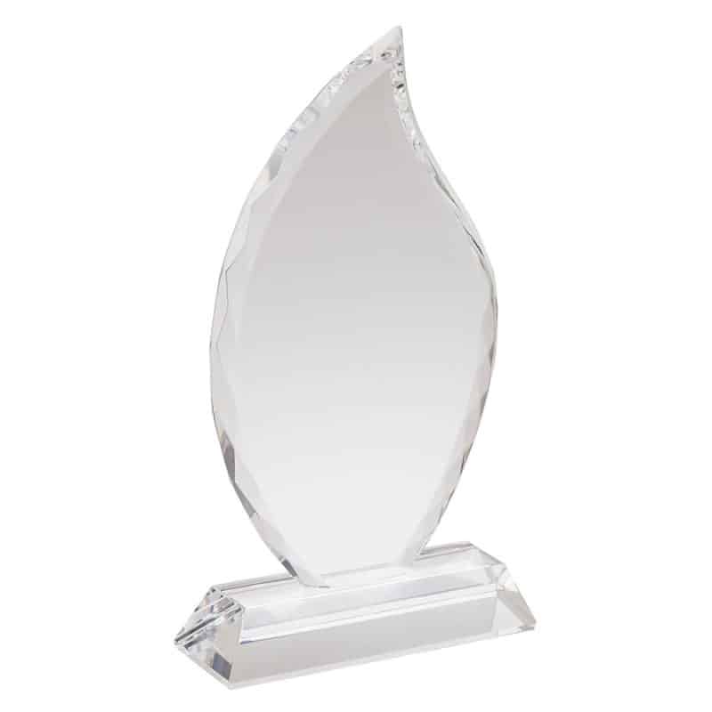Custom Fiamma II Large Crystal Flame Award - 1