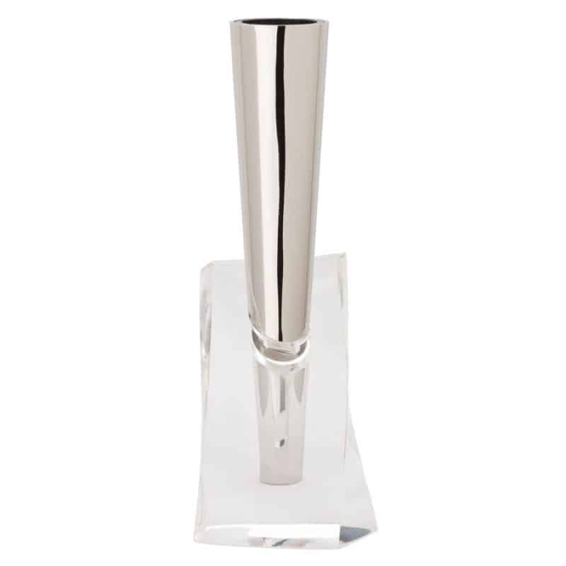 Custom Glacier Vase Chrome & Acrylic Vase - 1