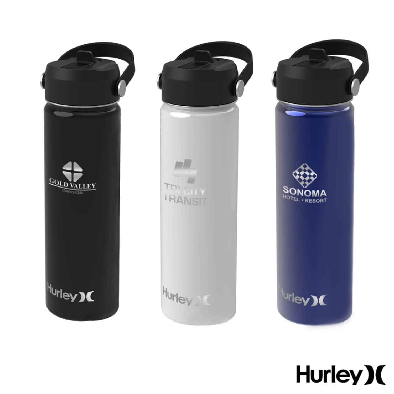 Custom Hurley Oasis 20 oz. Vacuum Insulated Water Bottle