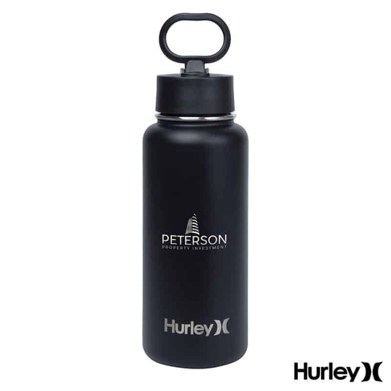 Custom Hurley Oasis 32 oz. Vacuum Insulated Water Bottle - 1