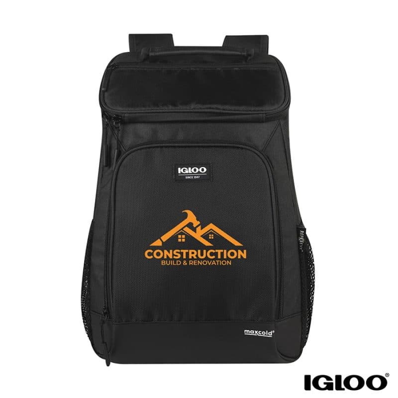 Custom Igloo MaxCold Evergreen 24-Can RPET Backpack - 1