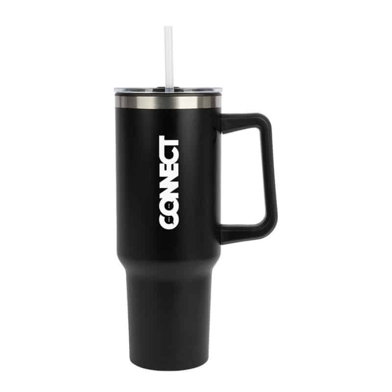 Custom Izzy 40 oz. Steel/PP Liner Travel Mug - 1