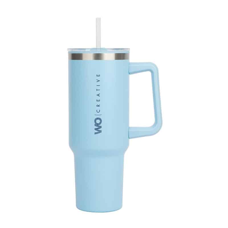 Custom Izzy 40 oz. Steel/PP Liner Travel Mug - 4