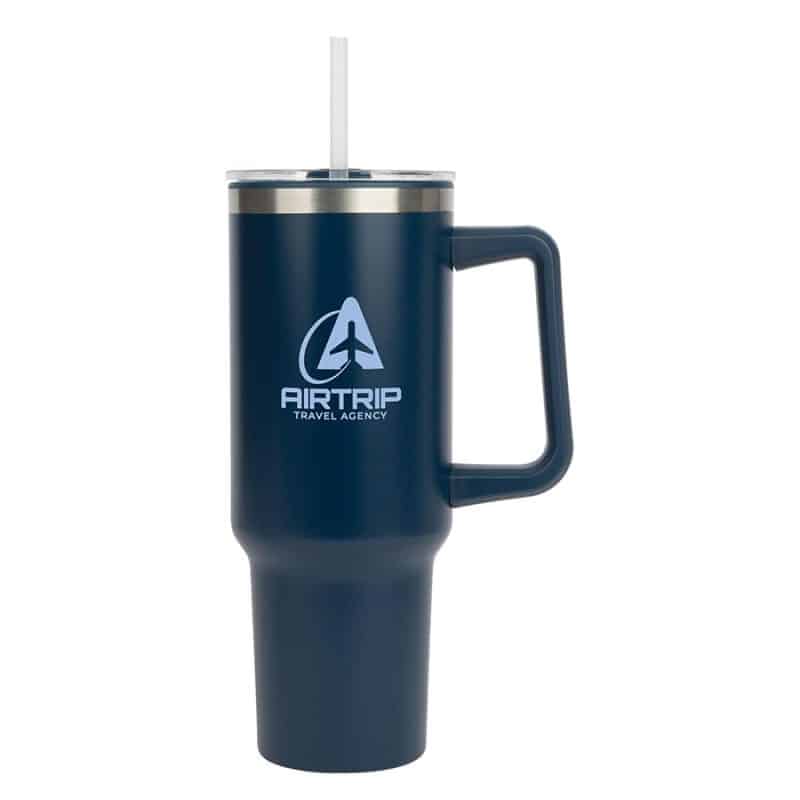 Custom Izzy 40 oz. Steel/PP Liner Travel Mug - 6