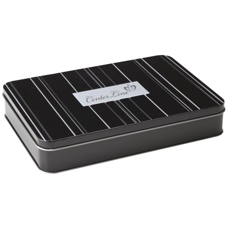 Large Giftset Tin Size: 10"x7"x1 1/2"