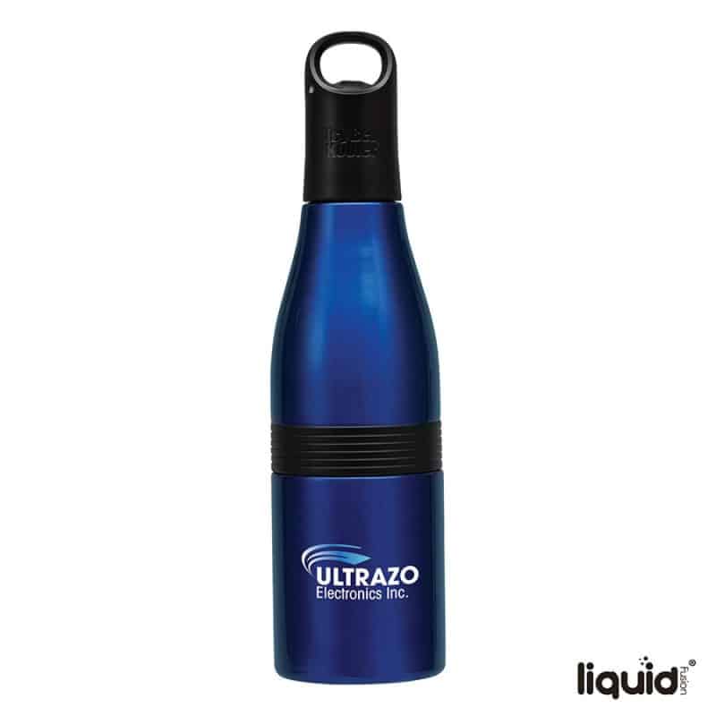 Custom Liquid Fusion Icy Bev Kooler 22 oz. 3-In-1 Double Wall Stainless Steel Bottle - 1