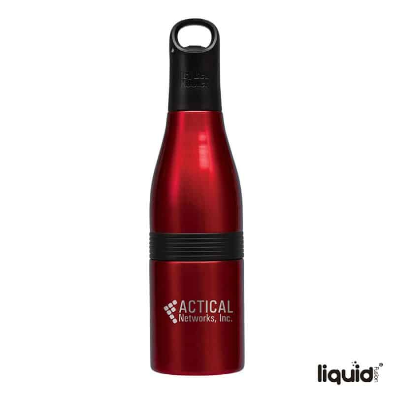 Custom Liquid Fusion Icy Bev Kooler 22 oz. 3-In-1 Double Wall Stainless Steel Bottle - 2