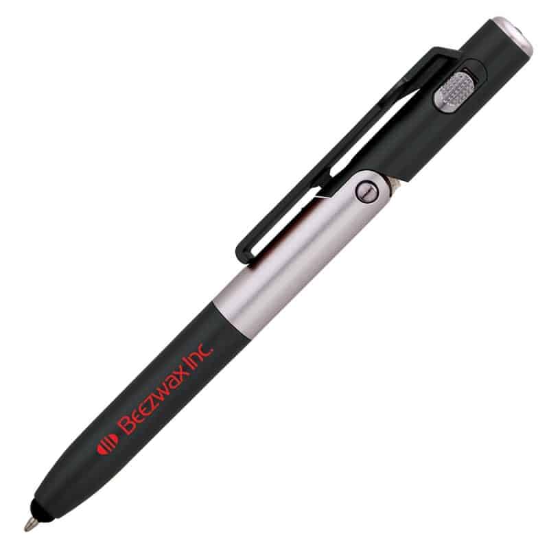 Custom Madison 4-in-1 Ballpoint Pen / LED / Phone Stand / Stylus - 3