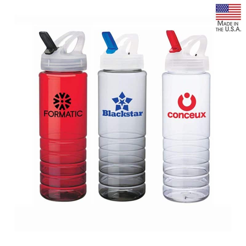 Custom Malibu 26 oz. PET Bottle with Flip Spout - 1