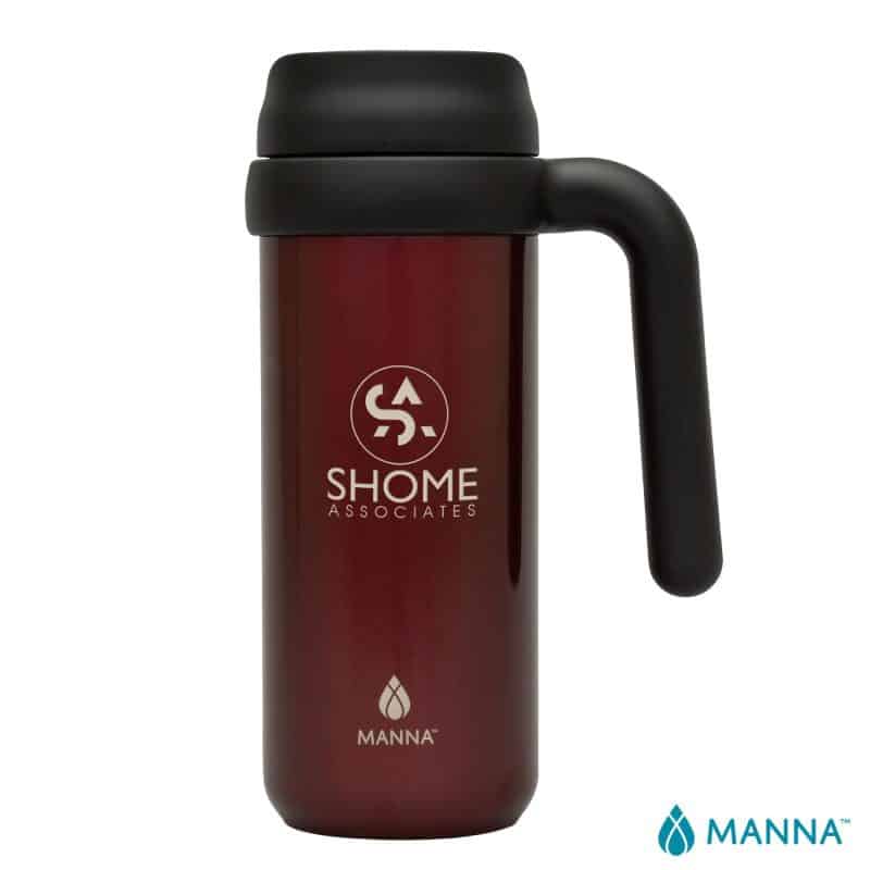 Custom Manna 16 oz. Mocha Stainless Steel Mug - 1