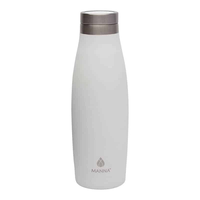 Custom Manna 18 oz. Oasis Stainless Steel Water Bottle w/ Marble Lid - 2