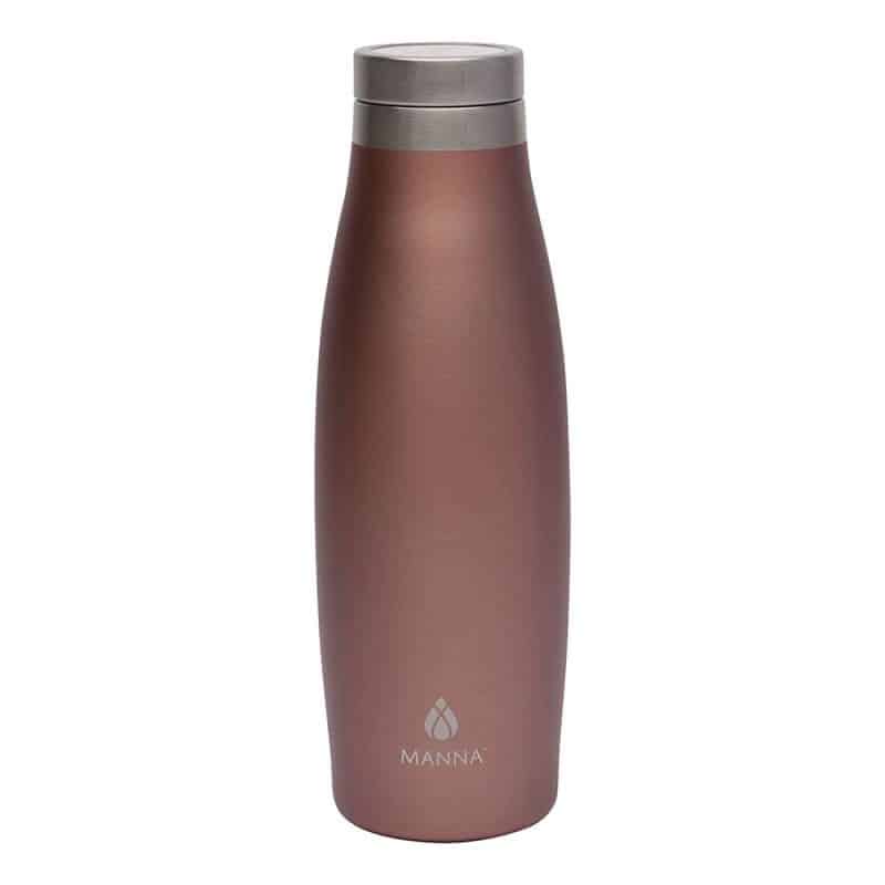 Custom Manna 18 oz. Oasis Stainless Steel Water Bottle w/ Marble Lid - 3