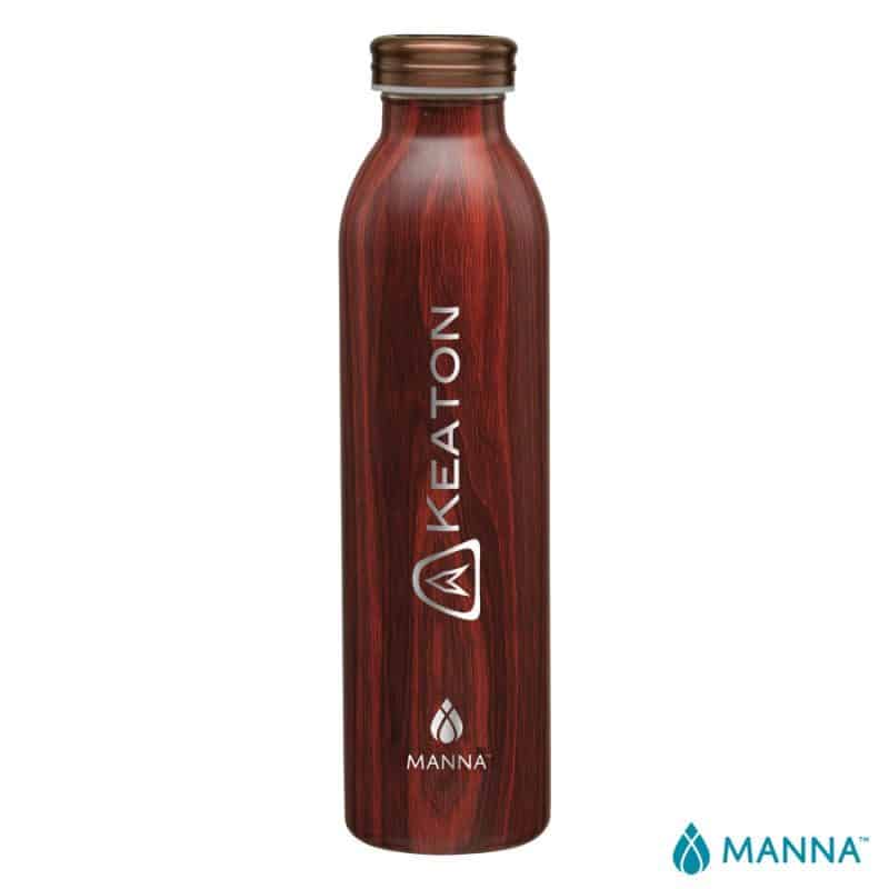 Custom Manna 20 oz. Retro Stainless Steel Water Bottle - 2