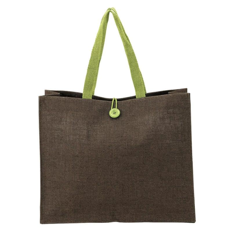 Custom Melbourne Natural Jute Tote - 1