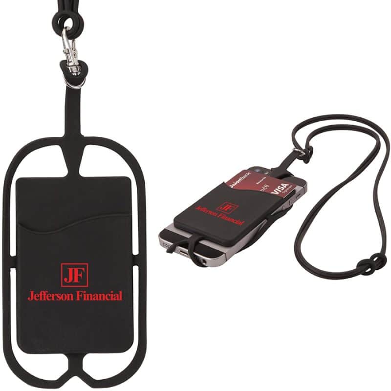 Custom Mercado Silicone Phone Lanyard - 1