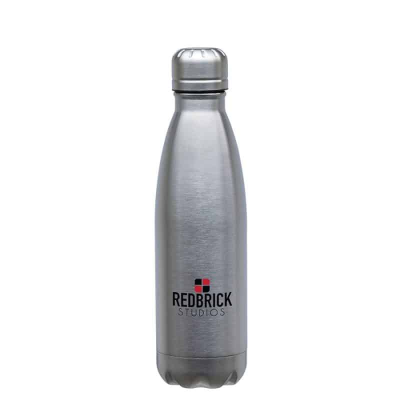 Custom Palermo II 17 oz. Double Wall Stainless Steel Vacuum Bottle - 1