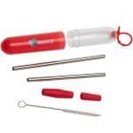 Custom Paloma 5-Piece Stainless Steel Straw Set - 3