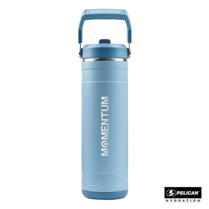 Custom Pelican Pacific 26 oz. Recycled Double Wall Stainless Steel Water Bottle - 4