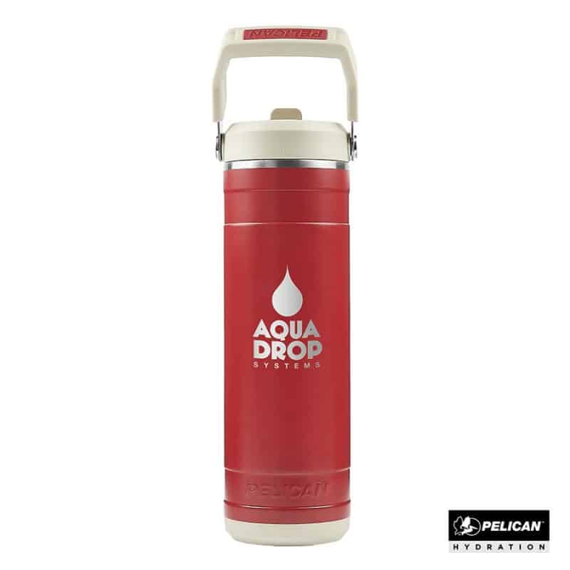 Custom Pelican Pacific 26 oz. Recycled Double Wall Stainless Steel Water Bottle - 6