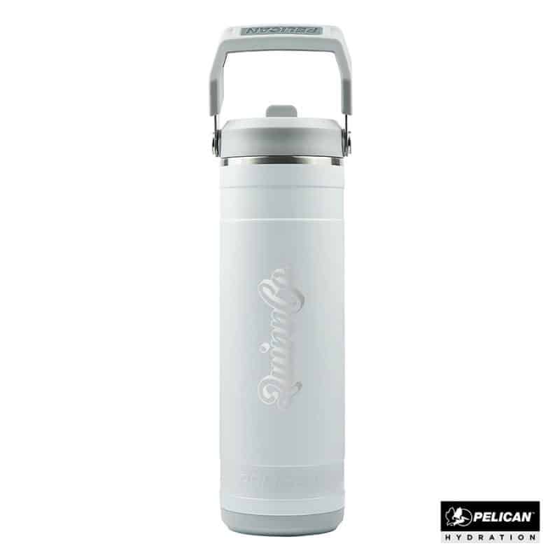 Custom Pelican Pacific 26 oz. Recycled Double Wall Stainless Steel Water Bottle - 9