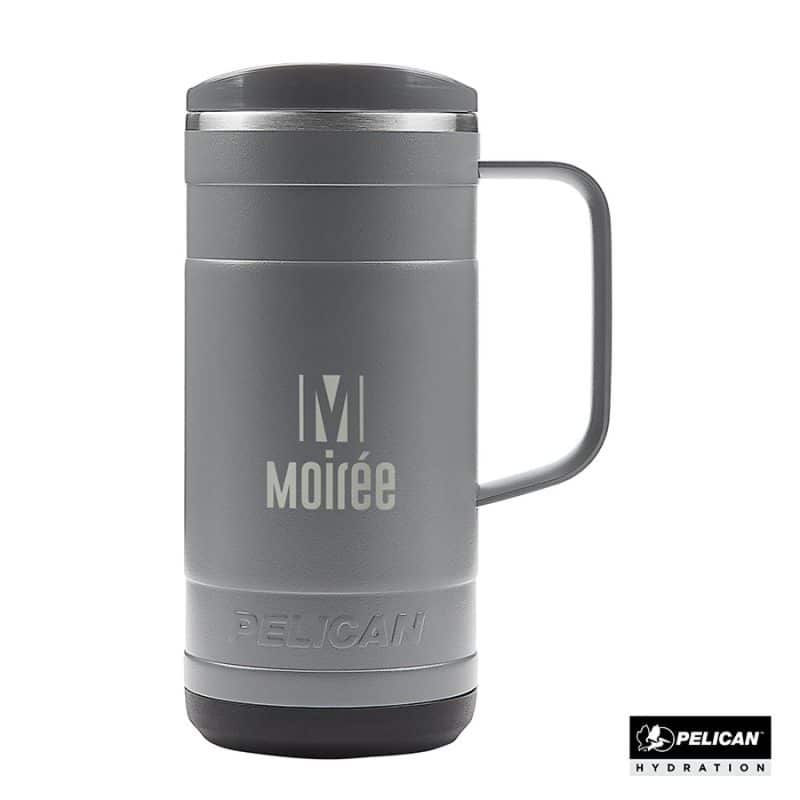 Custom Pelican Ridge 18 oz. Recycled Double Wall Stainless Steel Mug - 2