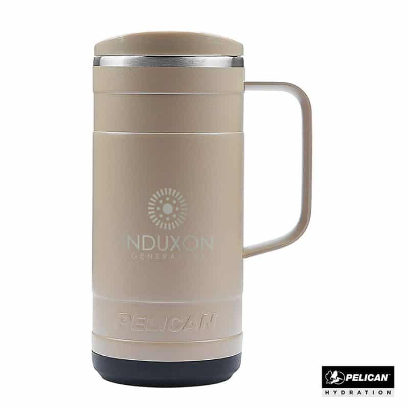 Custom Pelican Ridge 18 oz. Recycled Double Wall Stainless Steel Mug - 4