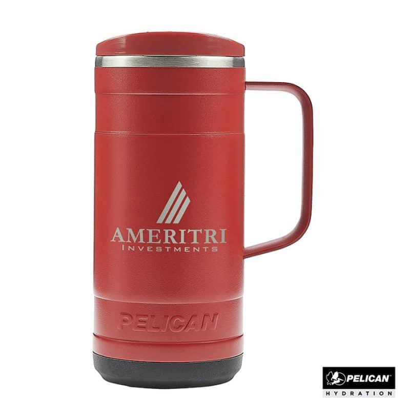 Custom Pelican Ridge 18 oz. Recycled Double Wall Stainless Steel Mug - 6
