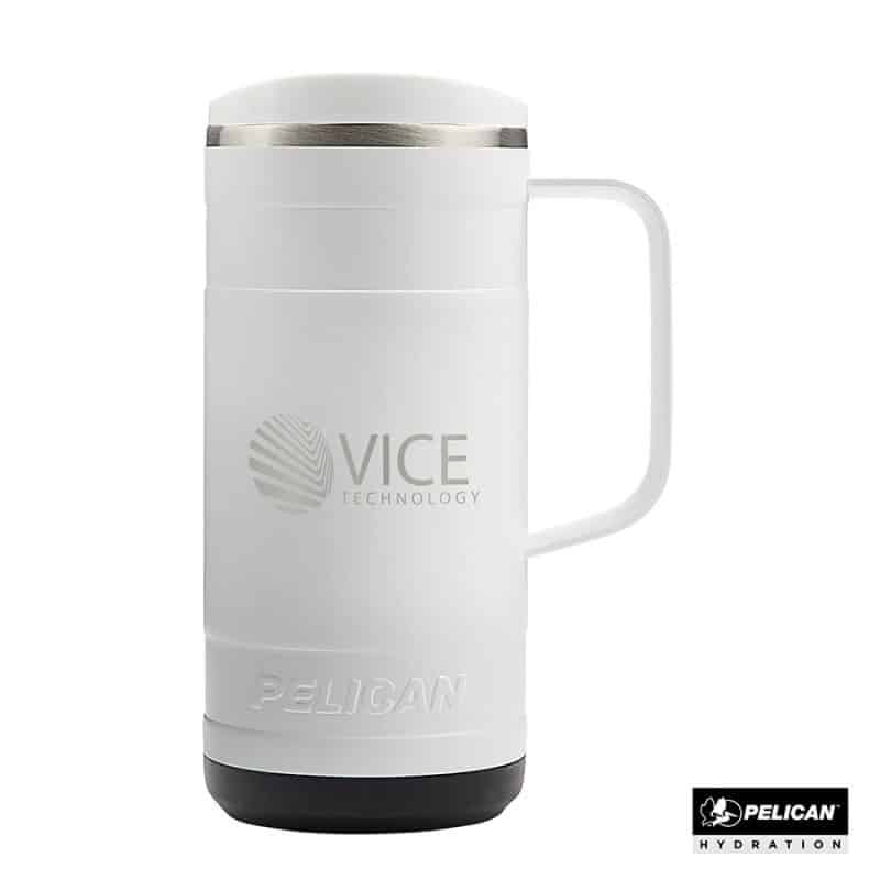Custom Pelican Ridge 18 oz. Recycled Double Wall Stainless Steel Mug - 8