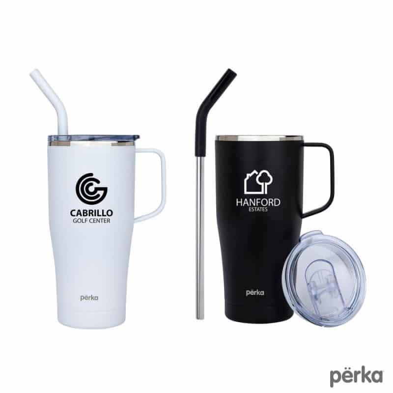 Perka Clayton 20 oz. Double Wall, Stainless Steel Travel Mug