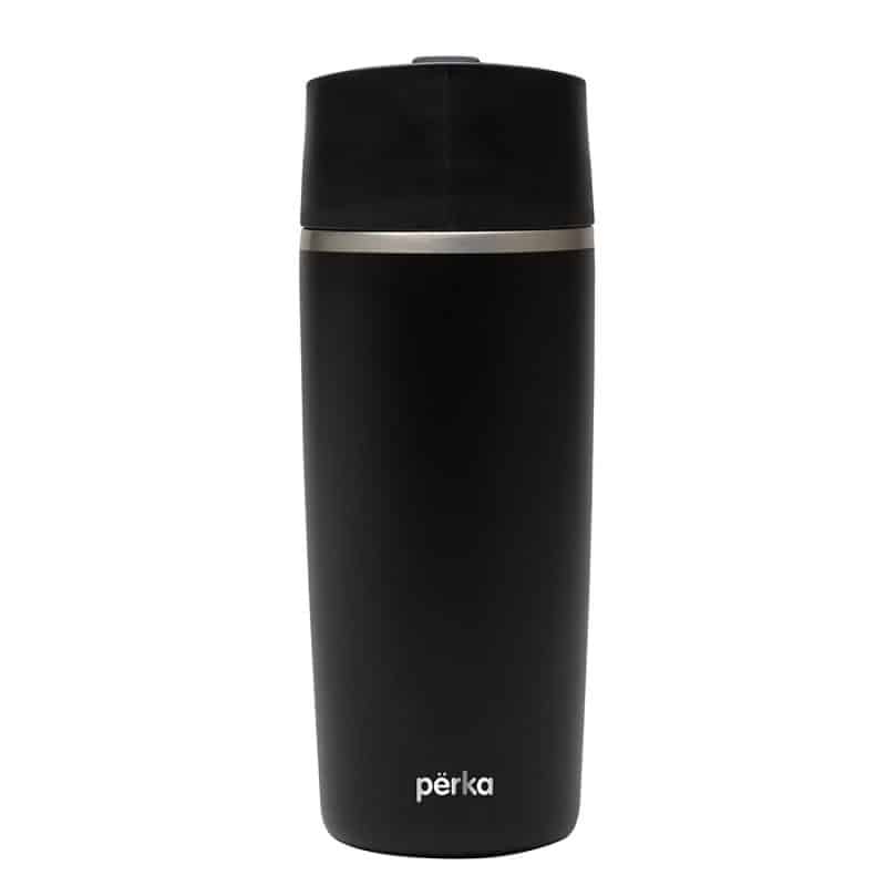 Custom Perka Macchiato 12 oz. Double Wall Coffee/Tea Press Tumbler - 1