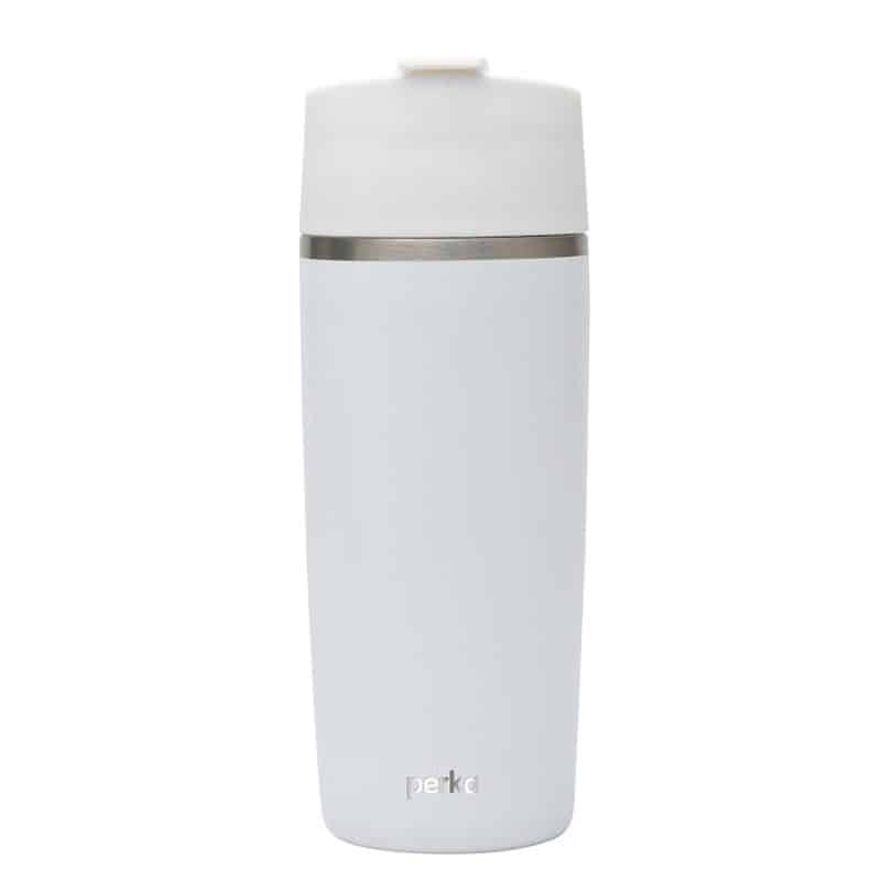 Custom Perka Macchiato 12 oz. Double Wall Coffee/Tea Press Tumbler - 2
