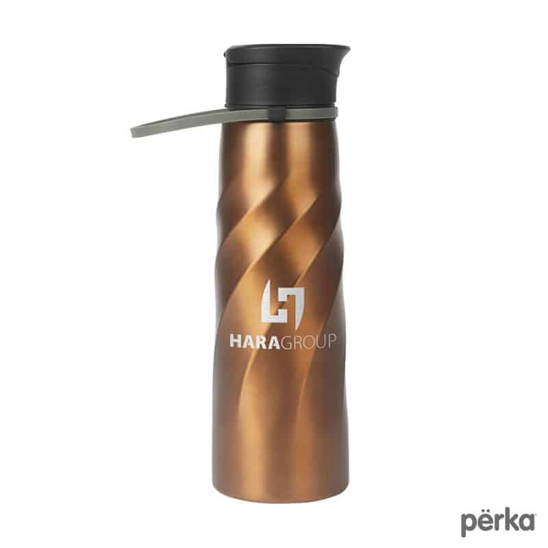Custom Perka Tristan 34 oz./1L Single Wall Stainless Steel Sport Bottle - 5